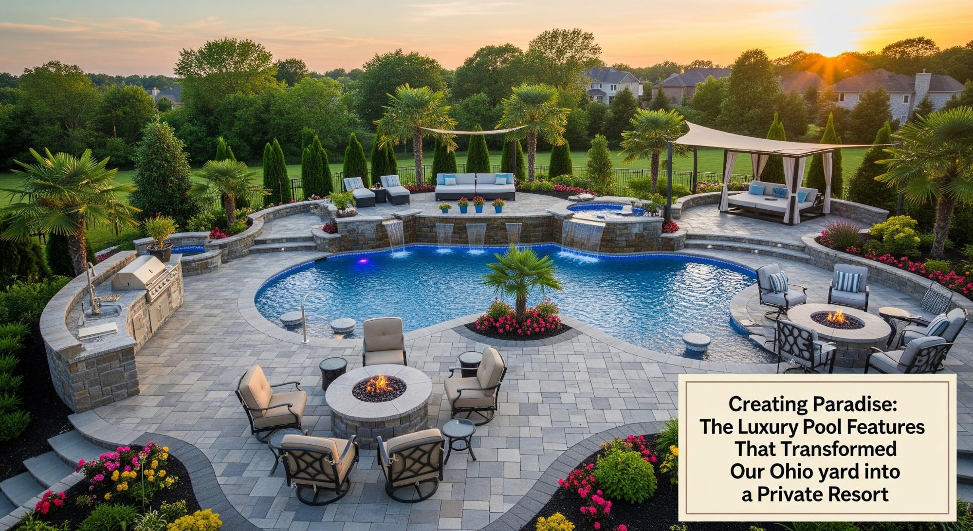 Creating Paradise: The Luxury Pool Features That Transformed Our Ohio Backyard into a Private Resort